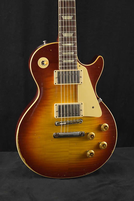 

Электрогитара Gibson Murphy Lab 1959 Les Paul Standard Sunrise Tea Burst Heavy Aged Fuller's Exclusive