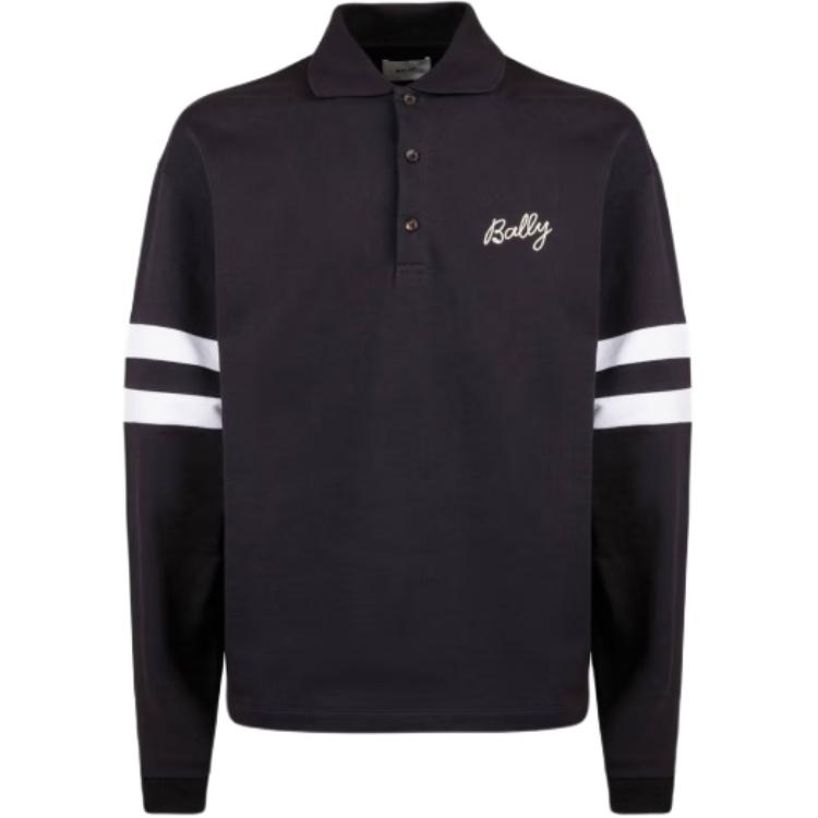 

BALLY Мужская рубашка-поло SS24, синяя