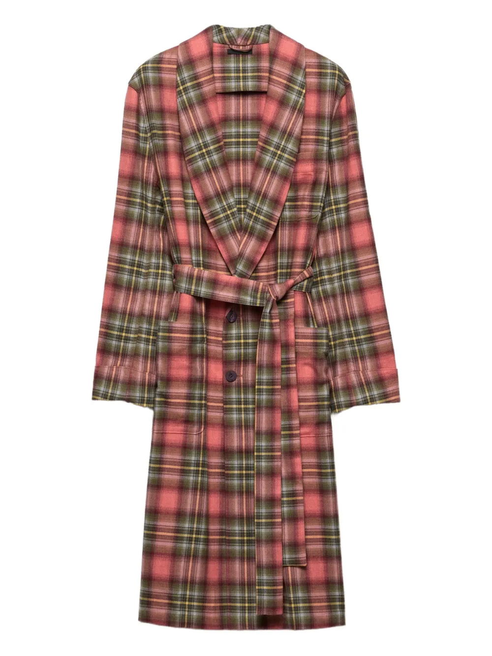 

Однобортное пальто Prada, розовый