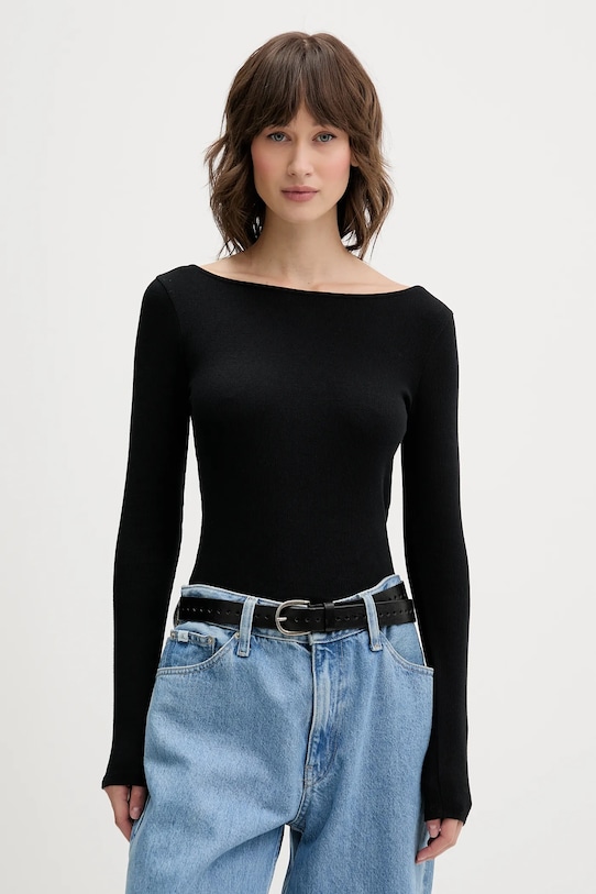 

Лонгслив Hollister Co., черный