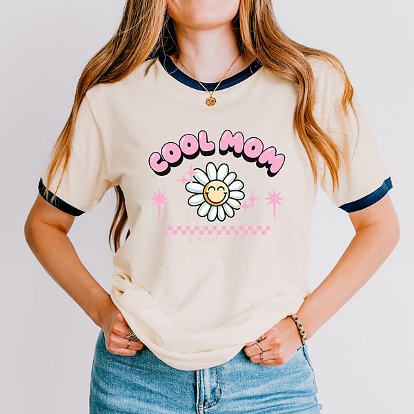 

Футболка SWSmiley cool mom flower Simply Sage Market, Vintage Navy, Зеленый, Футболка SWSmiley cool mom flower Simply Sage Market, Vintage Navy