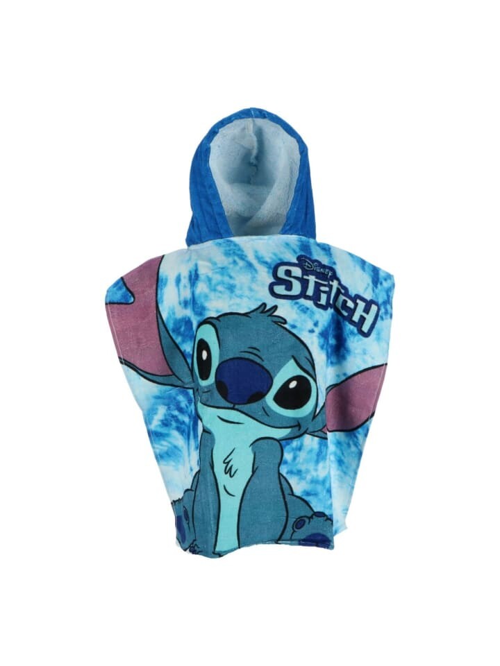 

Купальник Lilo & Stitch Disney Kapuzen-Badeponcho Bademantel für Kinder, синий