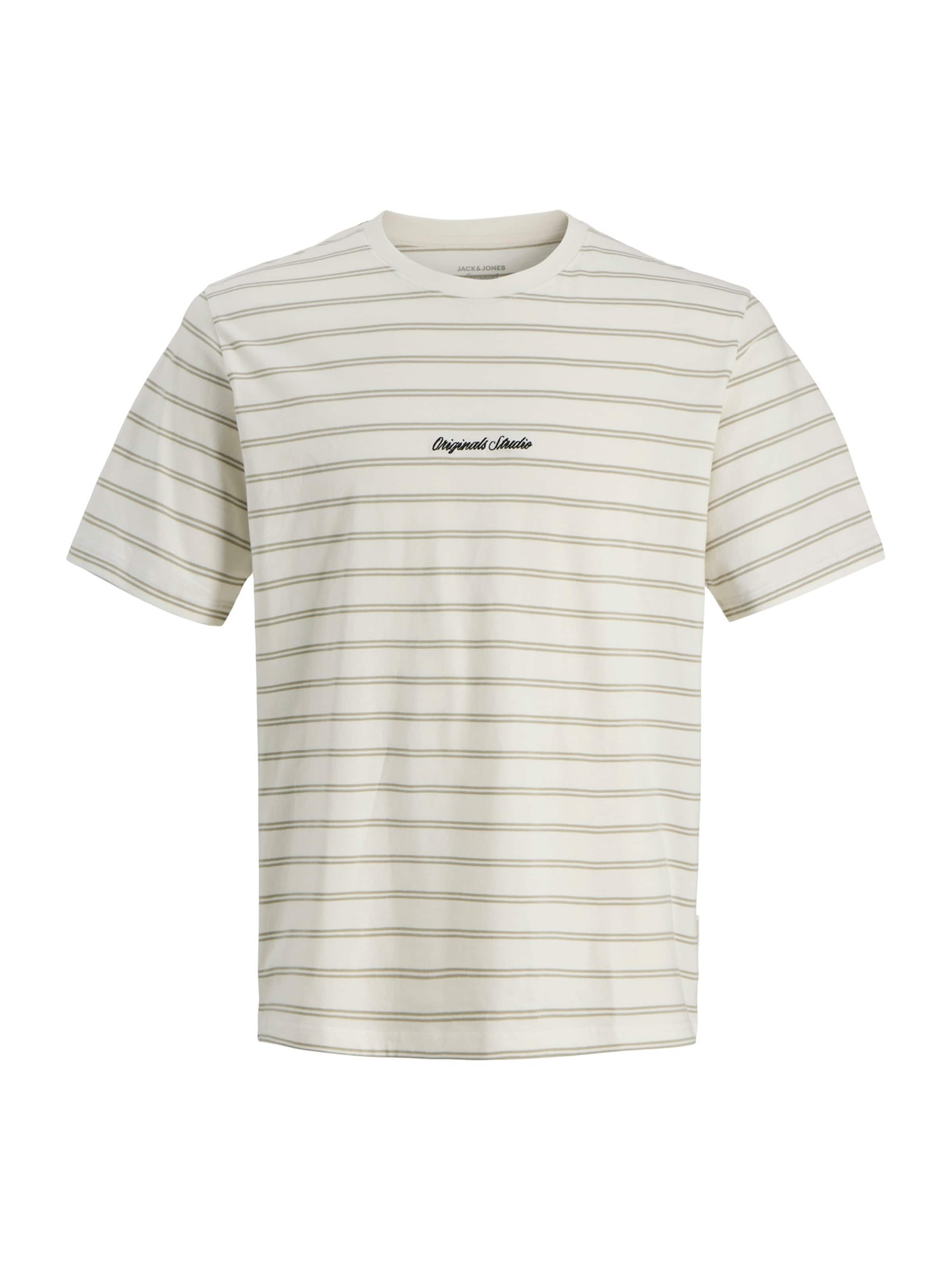 

Jack & Jones Junior Футболка 'JORNORREBRO' в цвете Natural White