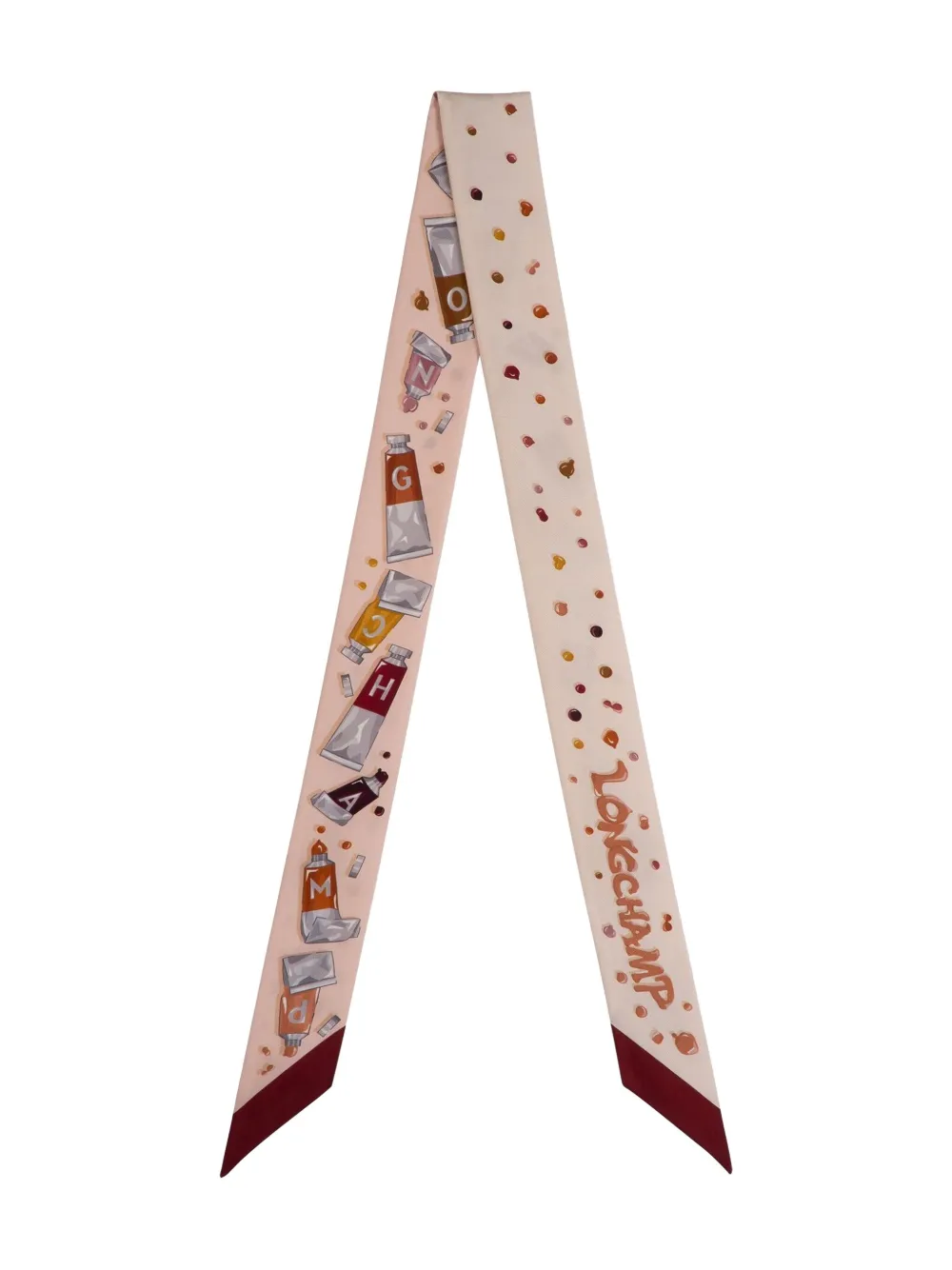 

Шарф Couleurs de l'Art Longchamp, розовый