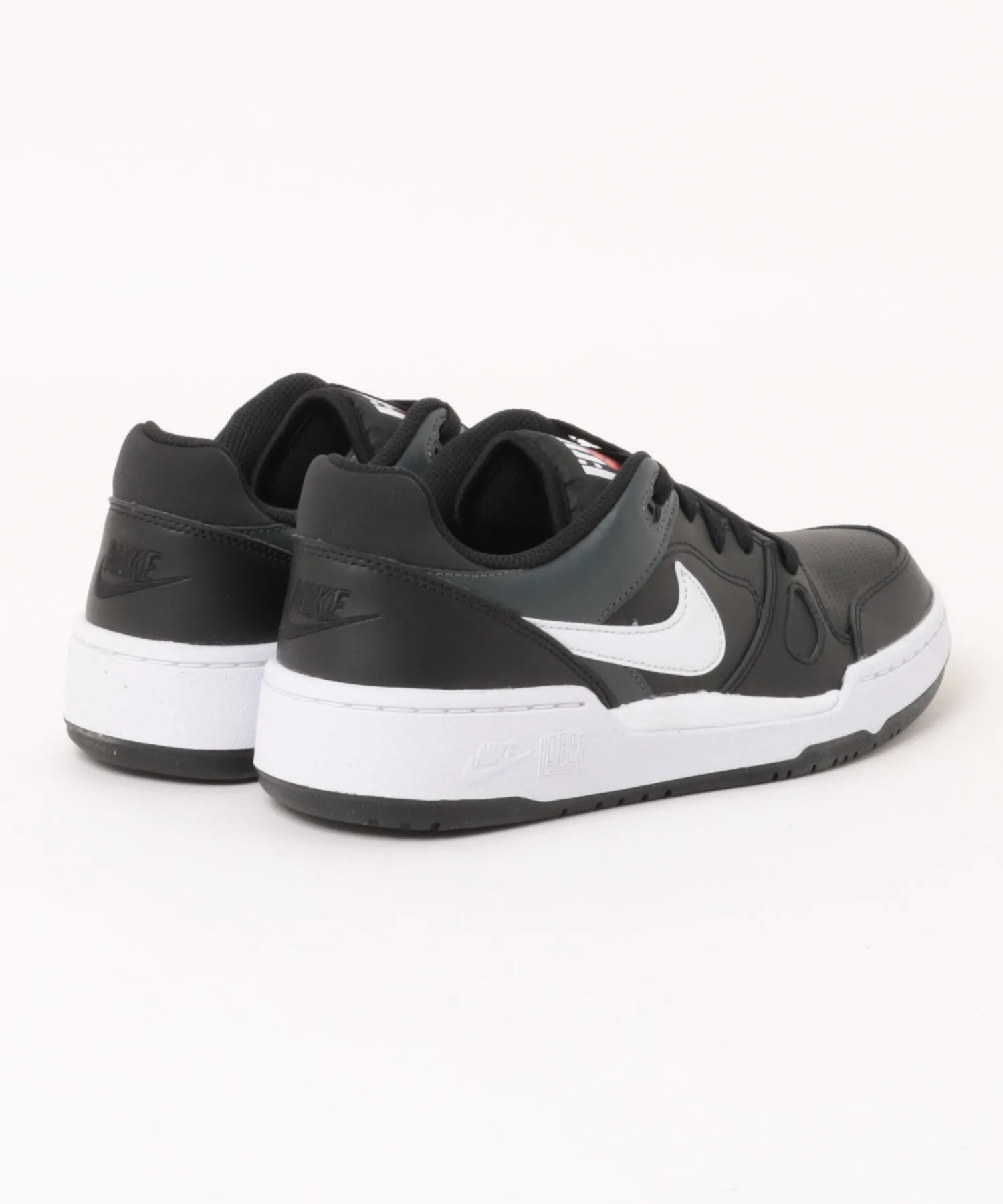 Мужские кроссовки Nike Full Force LO универсальные черно-белые — фото 2