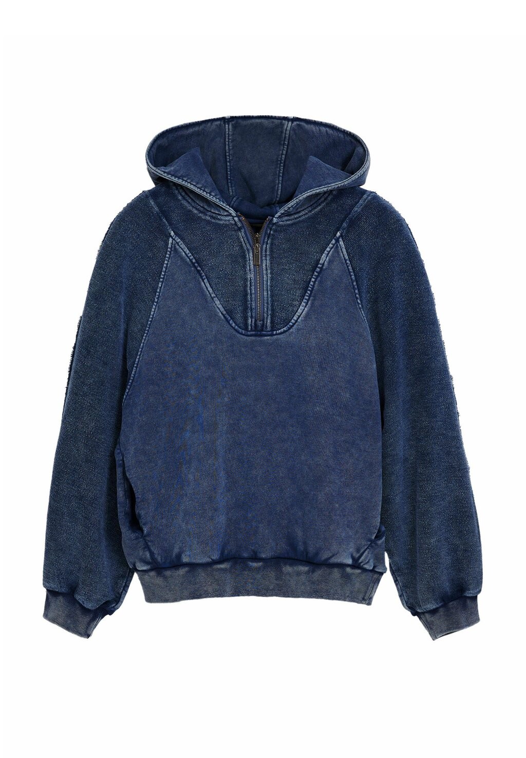 

Толстовка с капюшоном WASHED EFFECT Desigual, синий