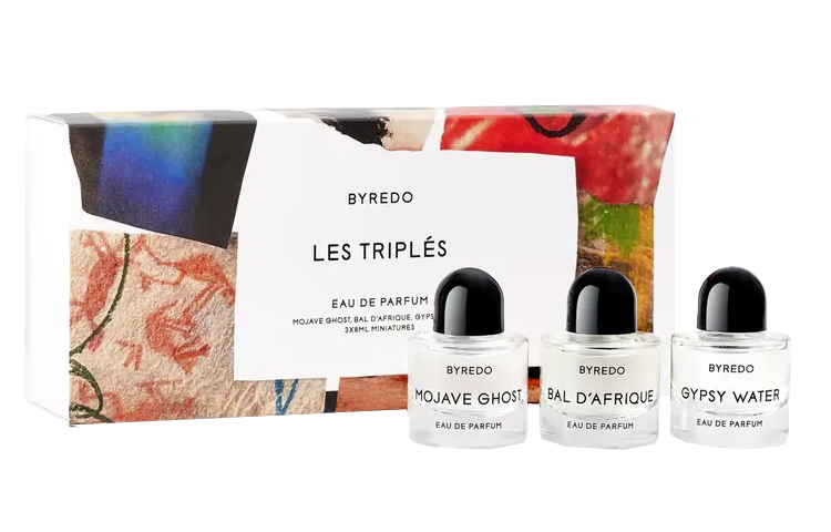

Byredo Набор пробников Les Triplés Eau De Parfum, три миниатюры, Eau De Parfum EDP Violet Jasmine, 8мл*3
