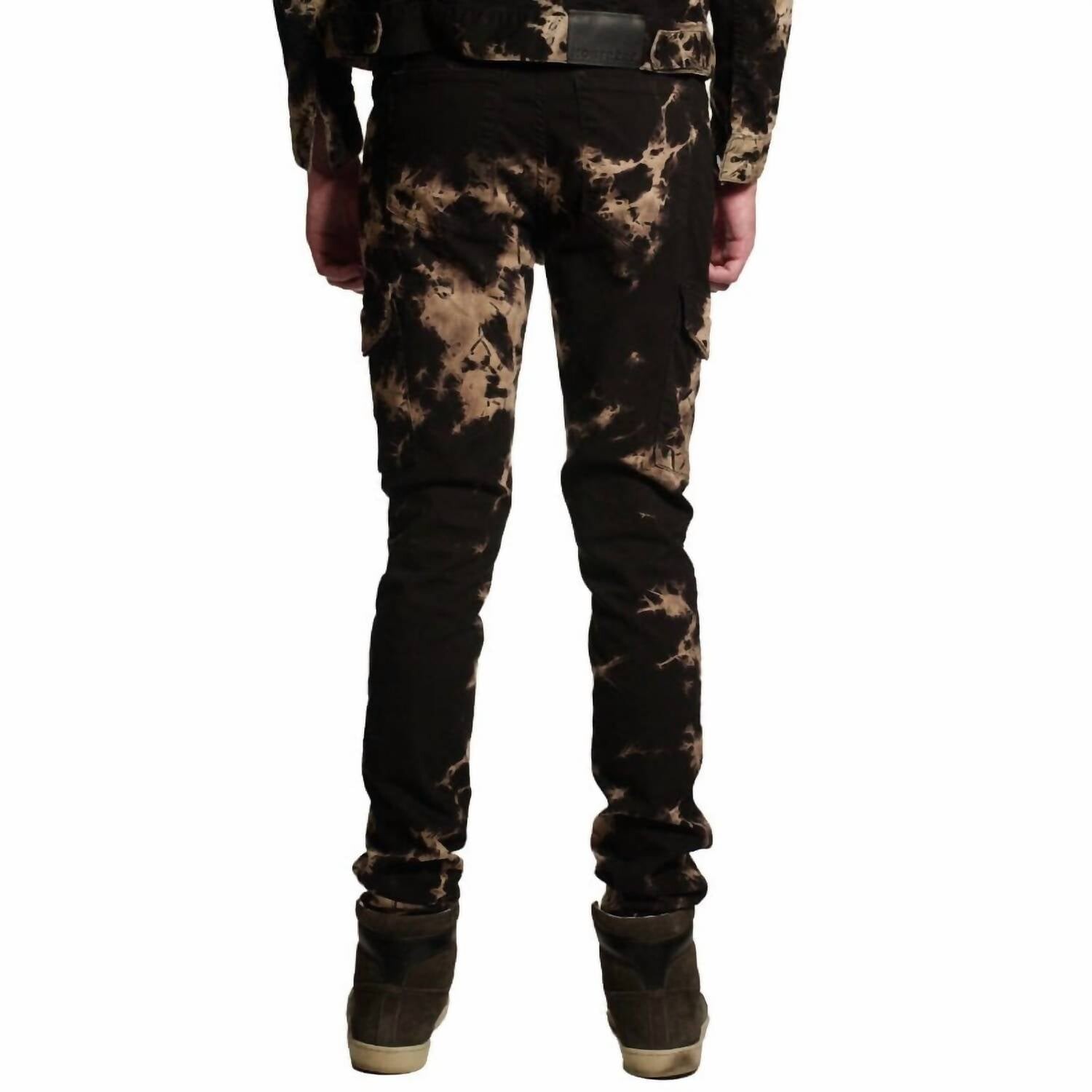

Темно-синие брюки карго Preston Tie Dye Monfrere