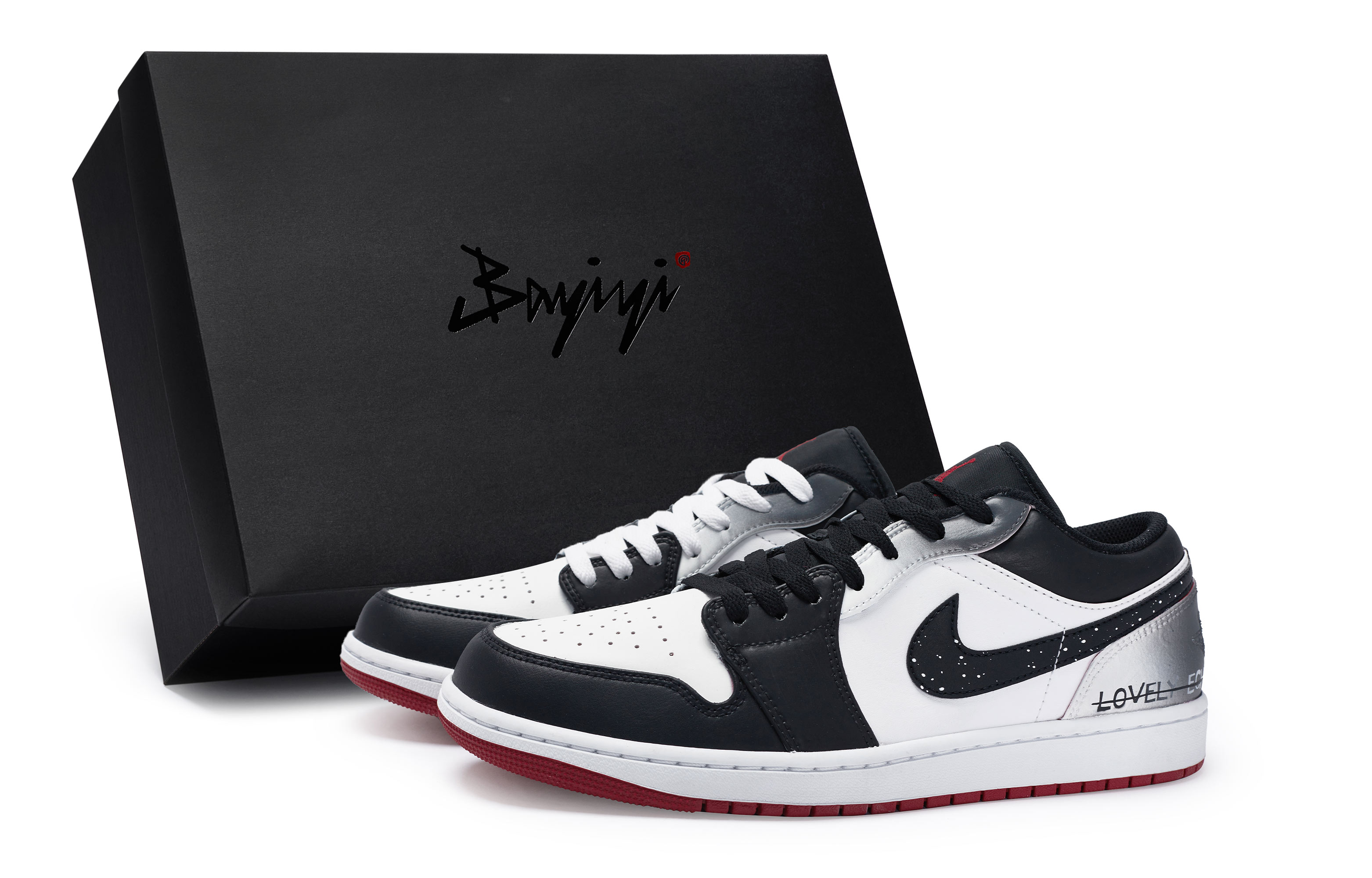 

Кроссовки Air 1 Vintage мужские низкие серые Jordan, черный белый серый