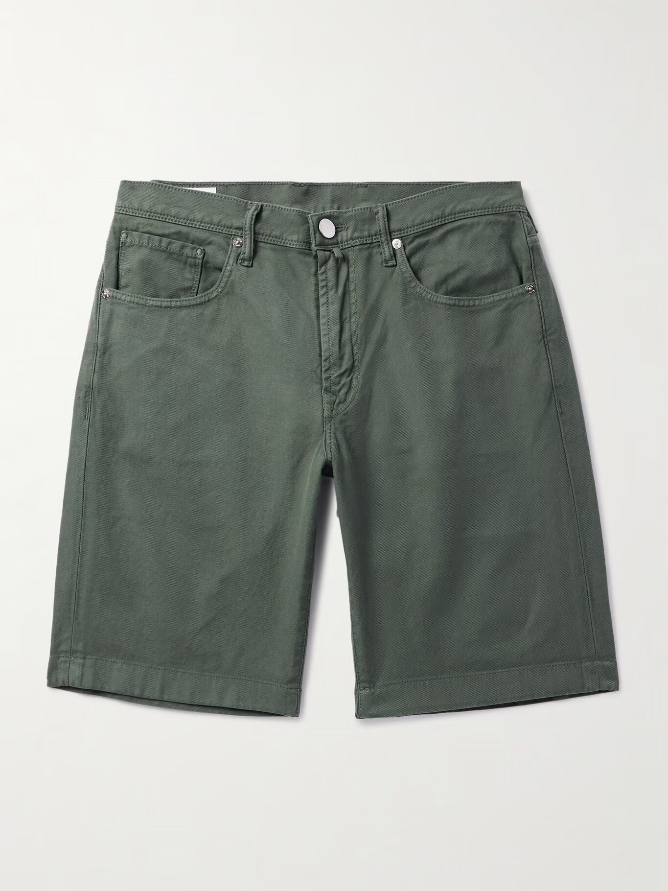 

Джинсовые шорты прямого кроя Blue Division INCOTEX, зеленый