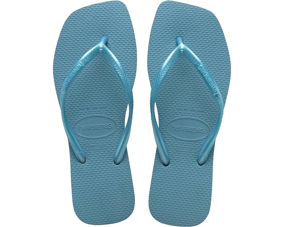 

Сандалии Havaianas Slim Square Flip Flop, цвет Tranquility Blue