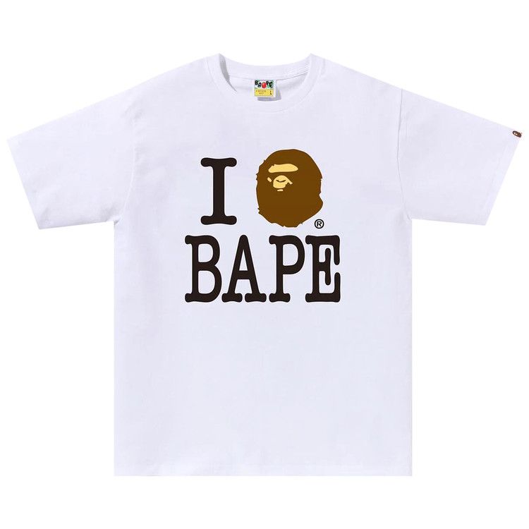 

Футболка BAPE I Love BAPE Tee, White
