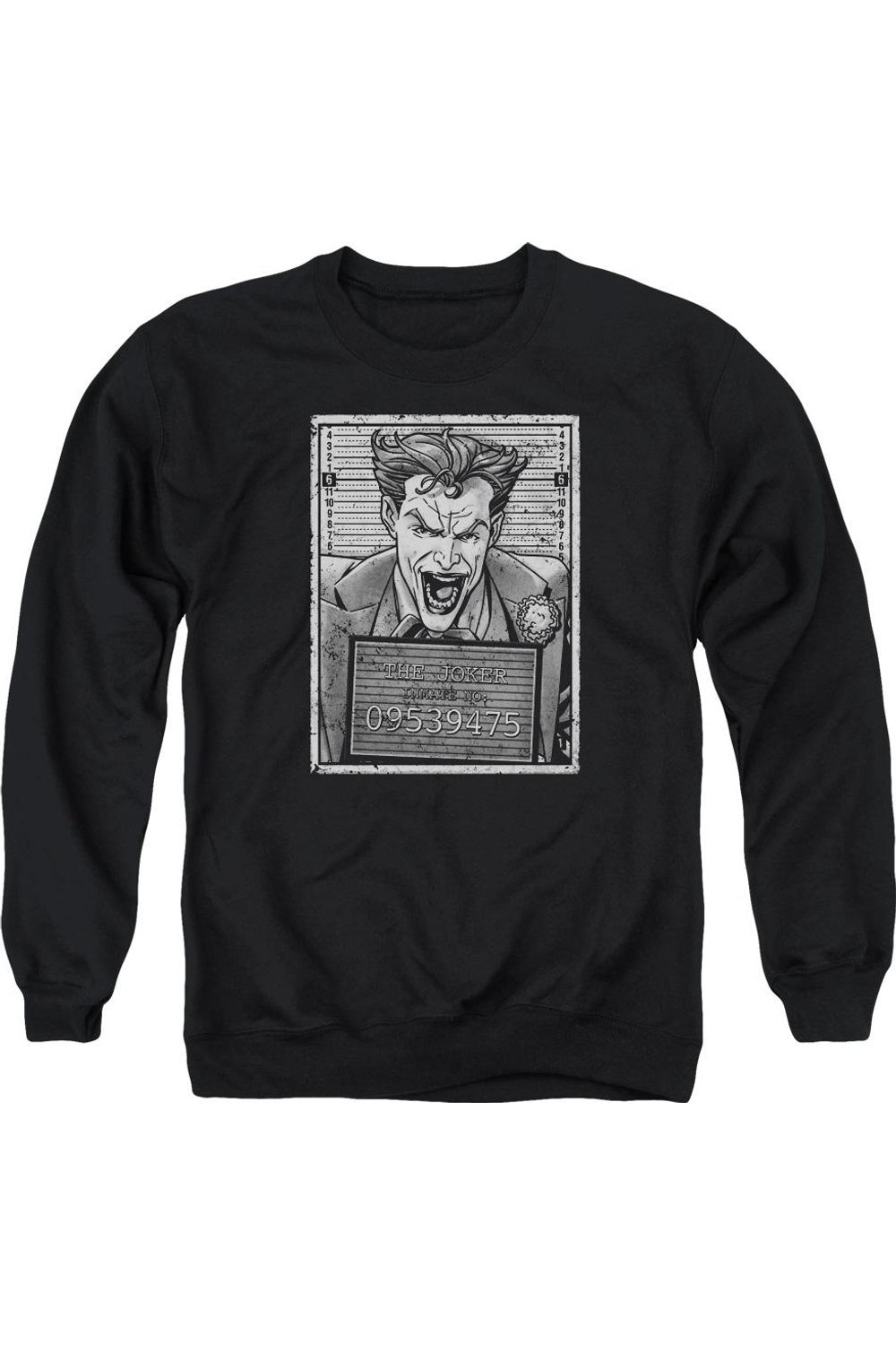

Толстовка Batman Joker Inmate для взрослых с круглым вырезом Gildan, черный