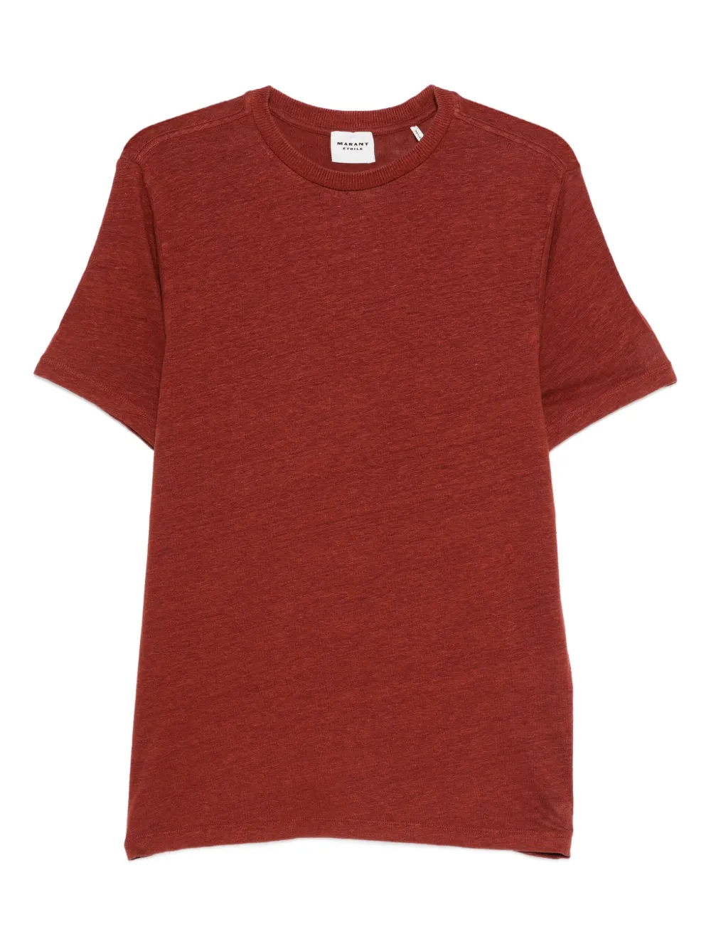 

Льняная футболка MARANT ÉTOILE, коричневый