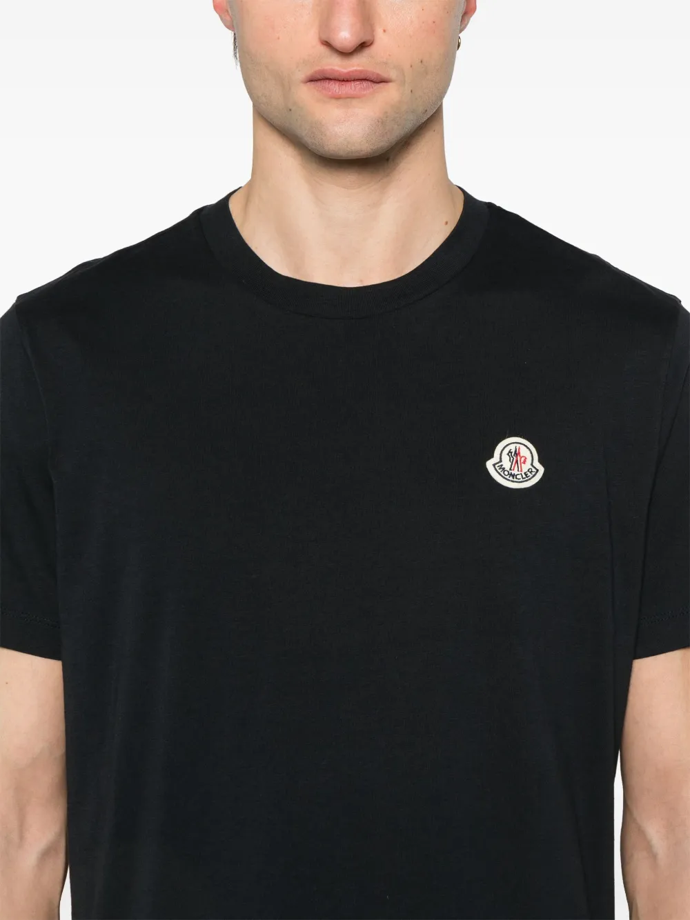 Комплект из трех футболок MONCLER, черный — фото 4