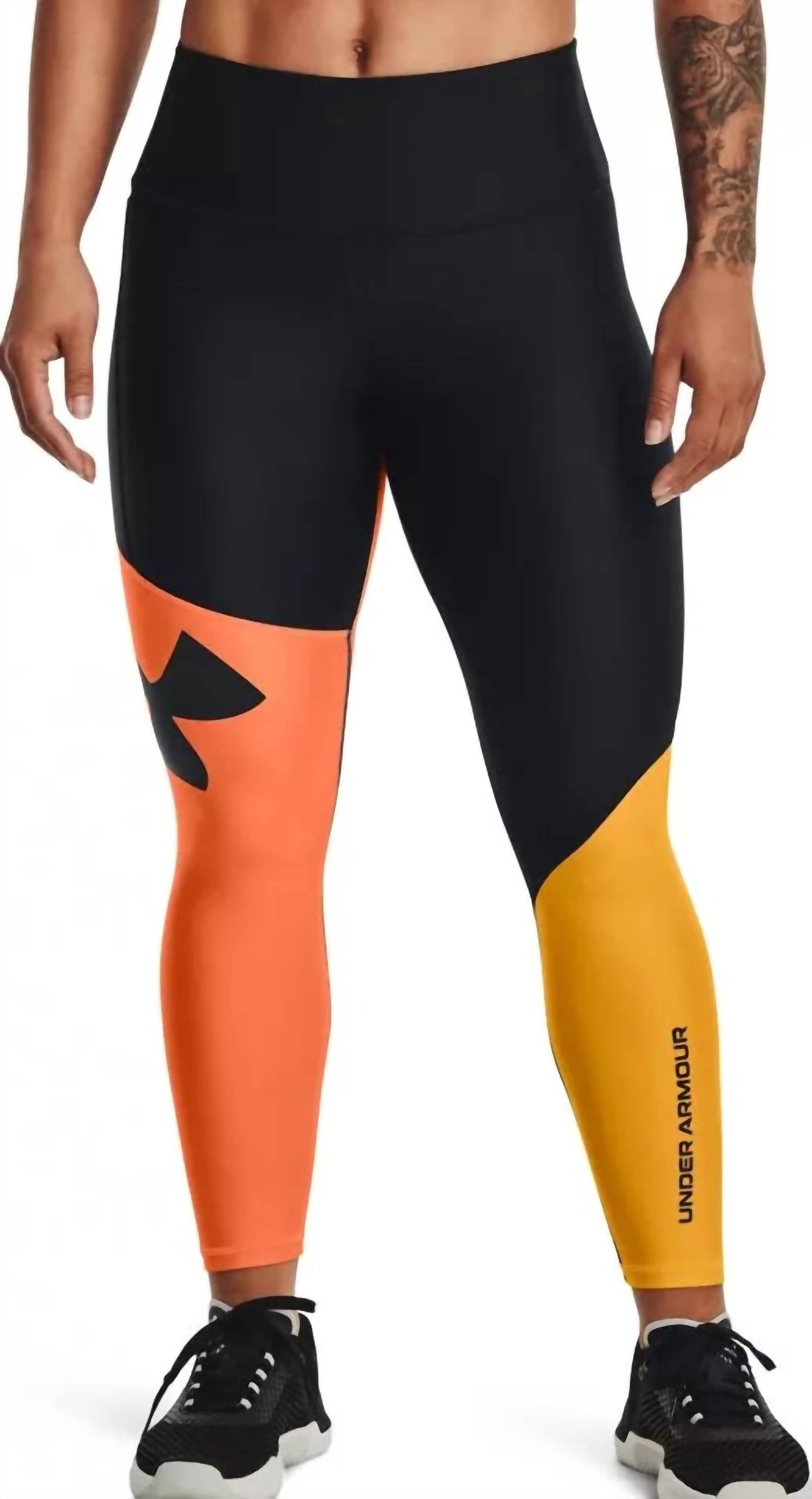 

Леггинсы с высокой посадкой и щиколоткой, разноцветные Under Armour, мультиколор