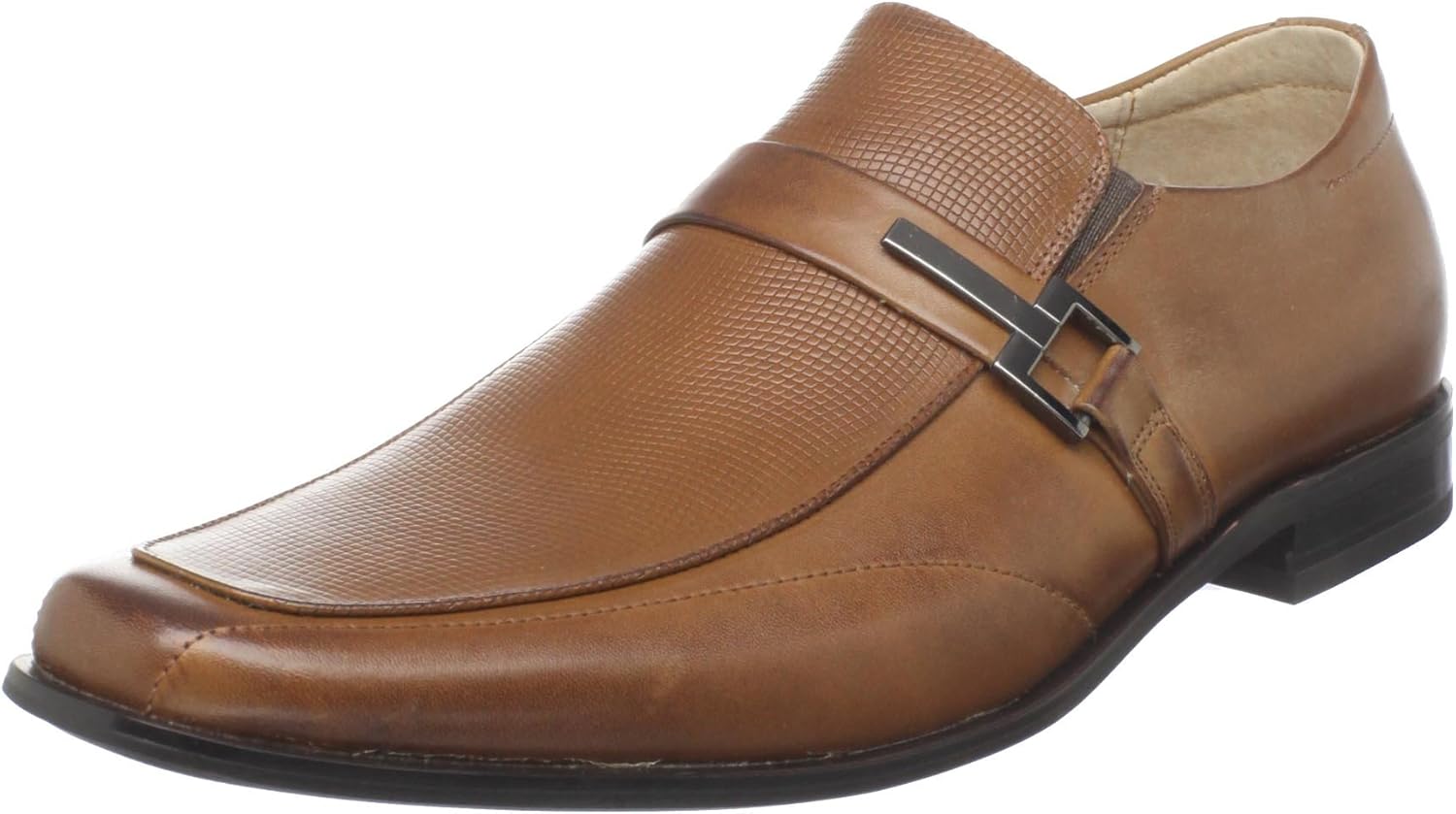 

Мужские лоферы STACY ADAMS Beau Moc Toe с пряжкой без шнуровки, Cognac