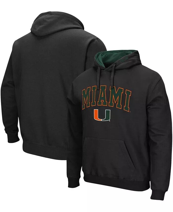 

Мужской пуловер с капюшоном Miami Hurricanes Arch Logo 3.0 Colosseum, белый