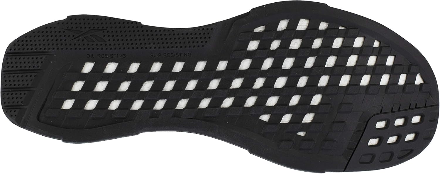 Мужские оксфорды Reebok Work Fusion Formidable с защитным носком и средней посадкой, черно-белый — фото 2