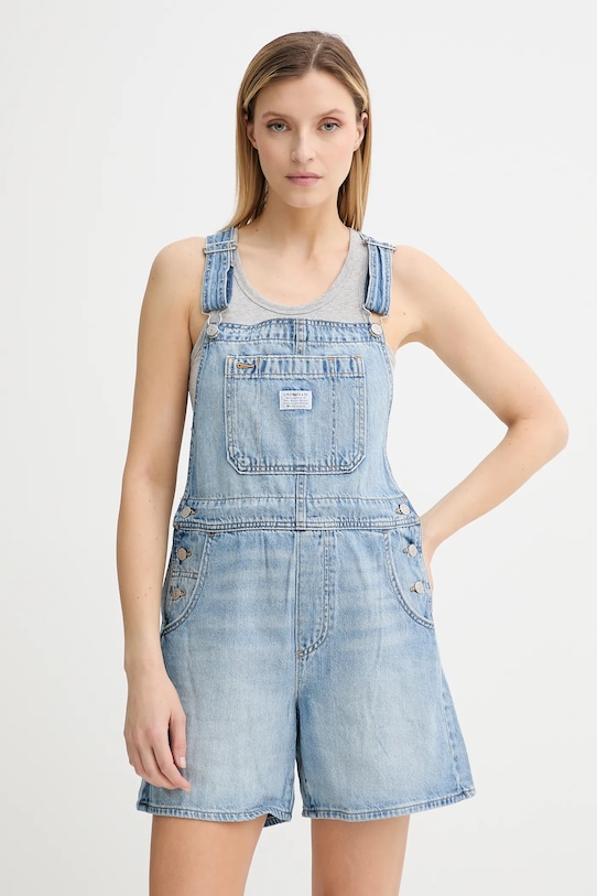 

Джинсовые комбинезон-шорты Utility Shortall Levi'S, синий