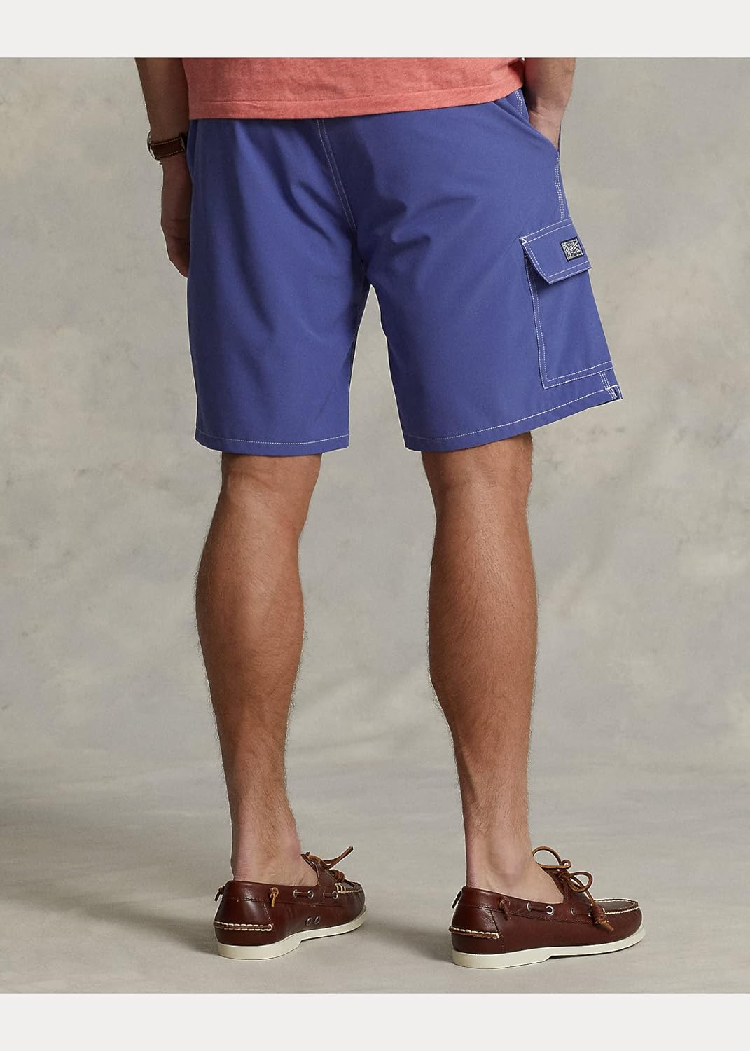 Мужские плавки-шорты Polo Ralph Lauren Kailua Classic Fit, 8,5 дюйма, ярко-синие, размер L, с вышитым логотипом Polo Pony — фото 3