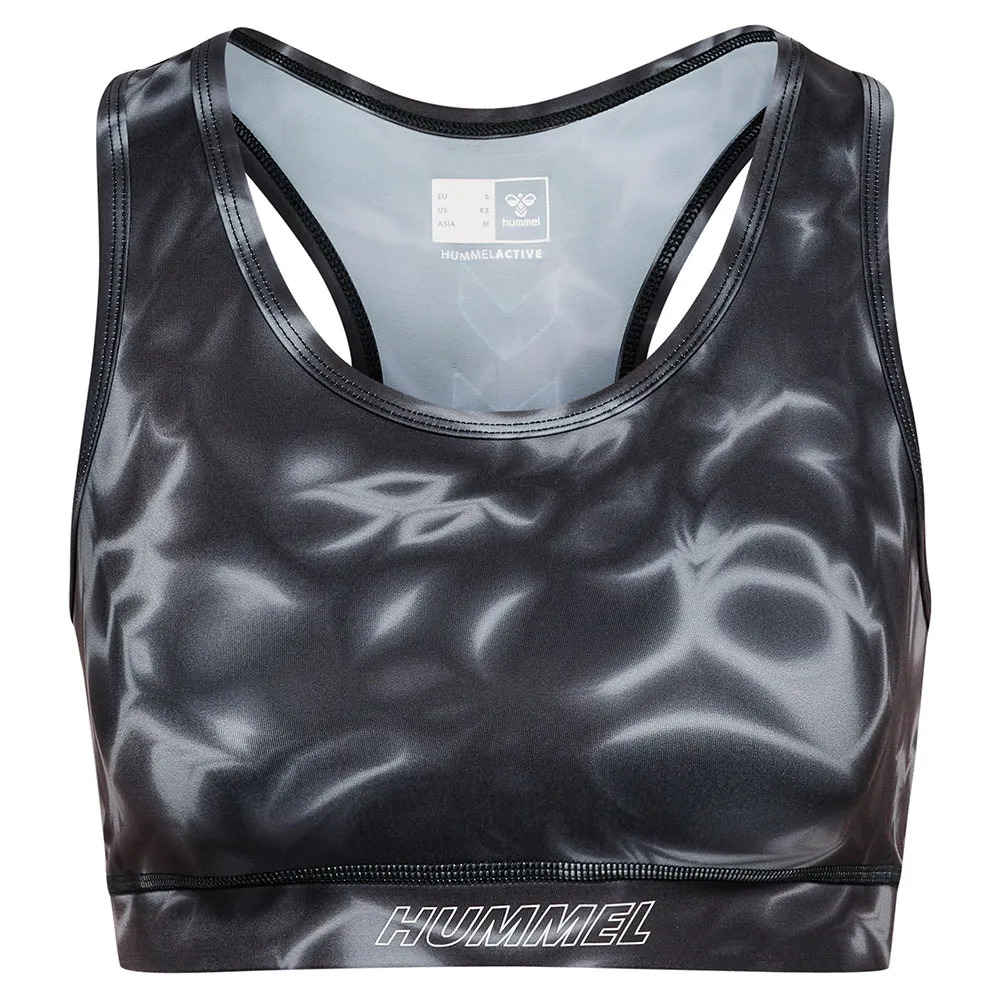 

Спортивный топ Hummel TE Twist AOP, черный