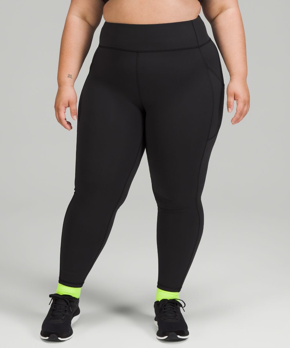 

Леггинсы Invigorate с высокой посадкой Lululemon, черный