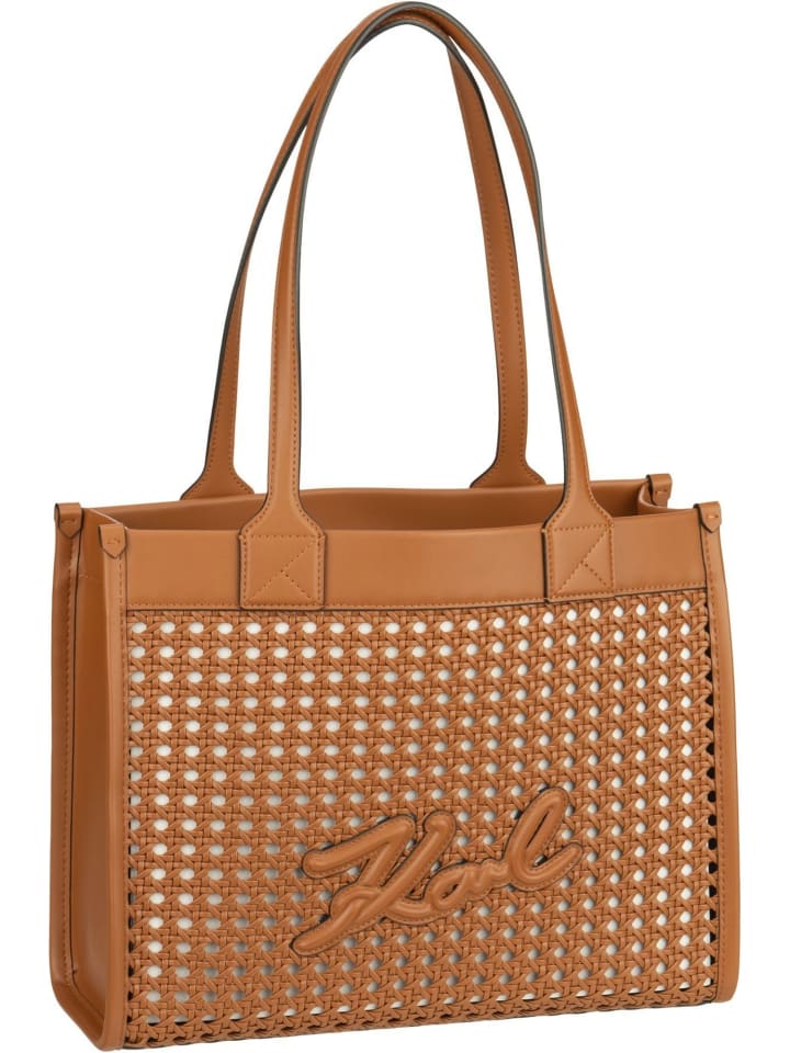 

Сумка шоппер Karl Lagerfeld, цвет dark tan