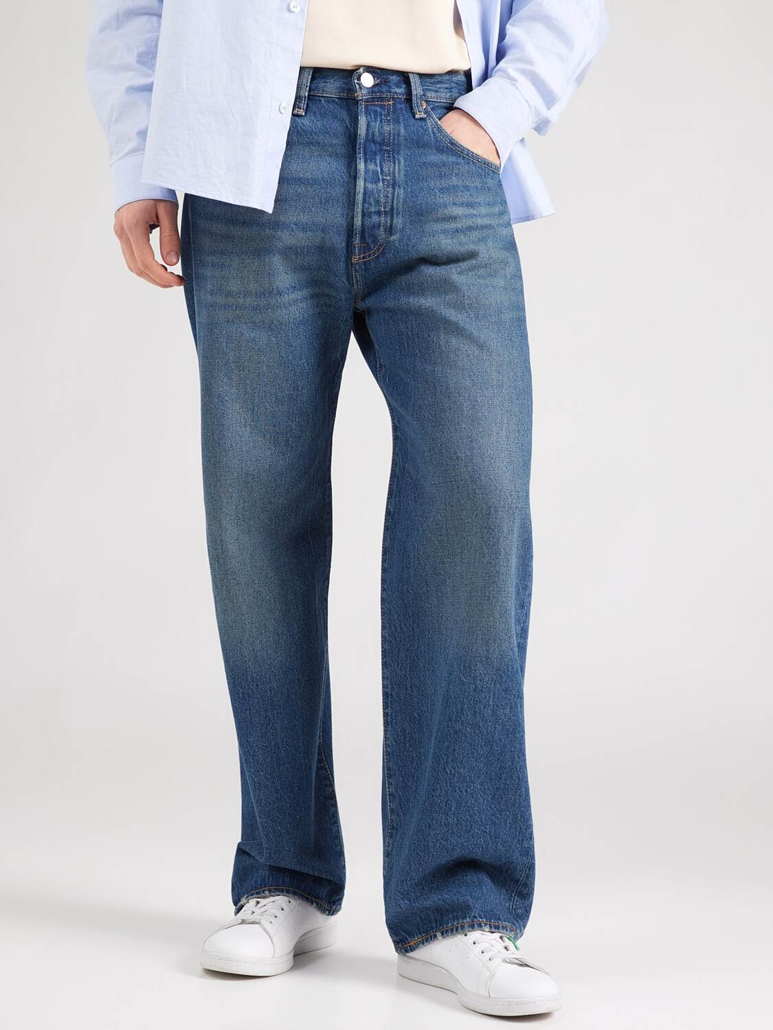 LEVI'S  Джинсы свободного кроя '501 LOOSE' в синем дениме — фото 2