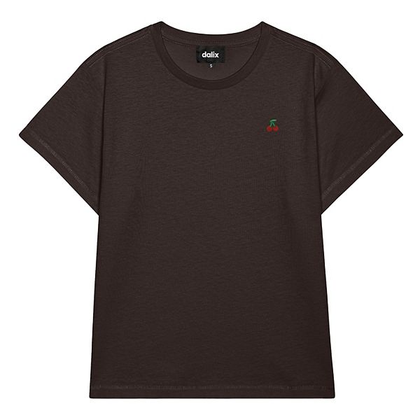 

Женская футболка с высокой талией Lil Cherry Dalix, Vin Black, Черный, Женская футболка с высокой талией Lil Cherry Dalix, Vin Black