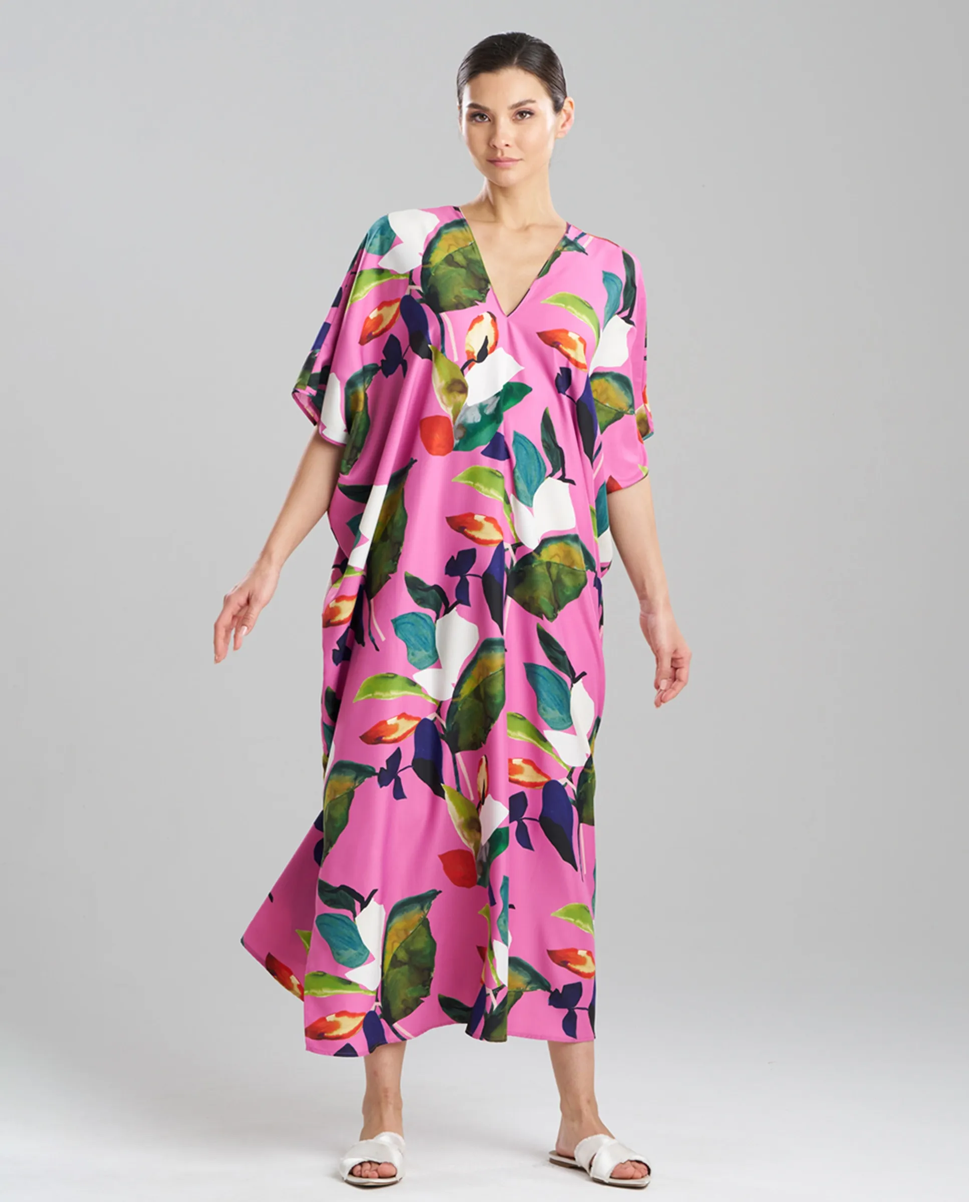 

Женское длинное кафтан Natori, розовый