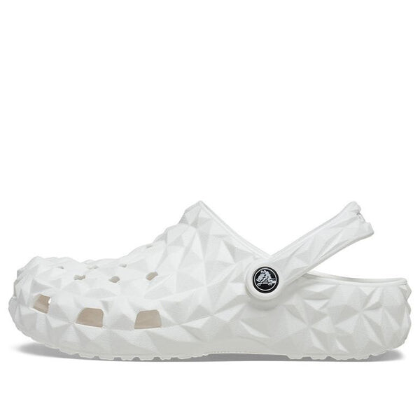 

Сандалии classic geometric clog 'white' Crocs, белый