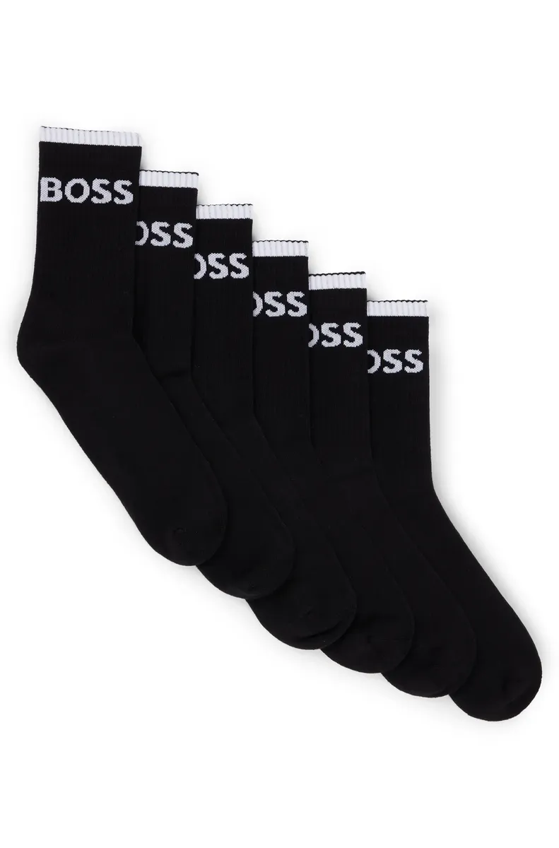 

Деловые носки BOSS "6P QS Stripe CC" (6 шт. в упаковке), черный