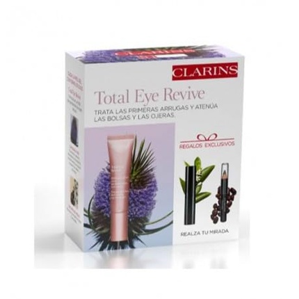 

Clarins Total Eye Revive 15 мл + тушь Supra Lift 3 мл + мини-карандаш 01