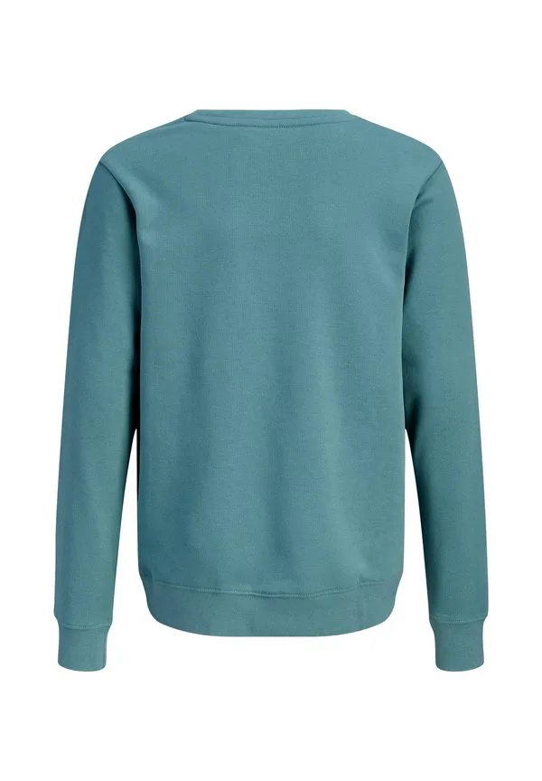 Толстовка с принтом cole Jack & Jones Junior, Mineral Blue — фото 2