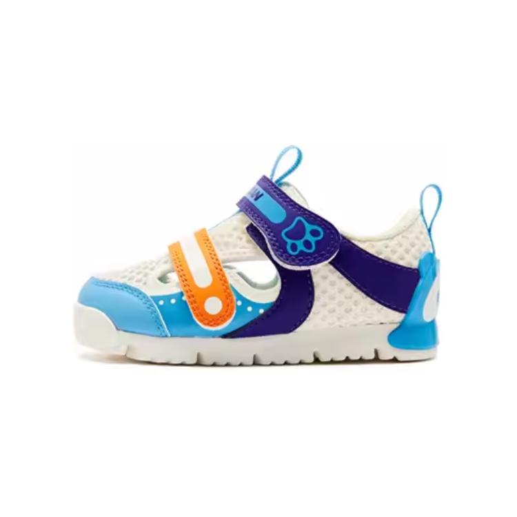 

QIAODAN Скользостойкие амортизирующие низкие детские ботинки Blue White Infant And Toddler