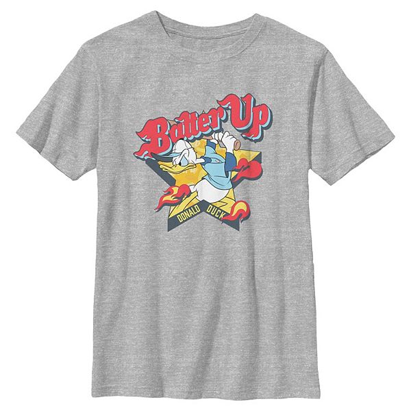 

Футболка с принтом Boys 6-20 's donald duck batter up Disney