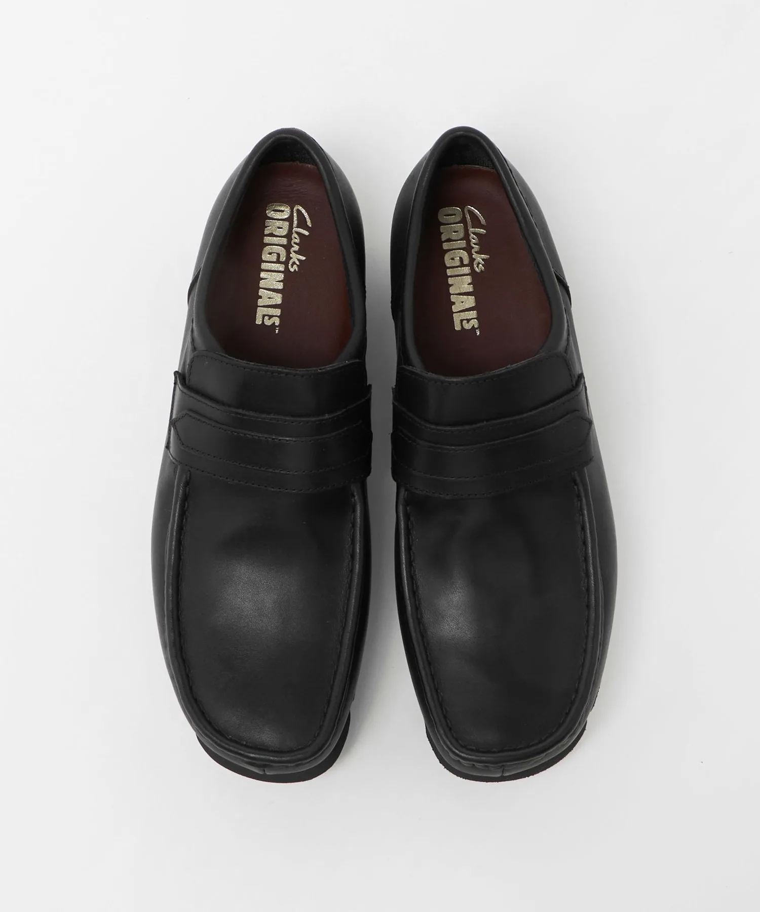 Мужские лоферы Clarks Originals Wallabee Loafers GTX черные — фото 3