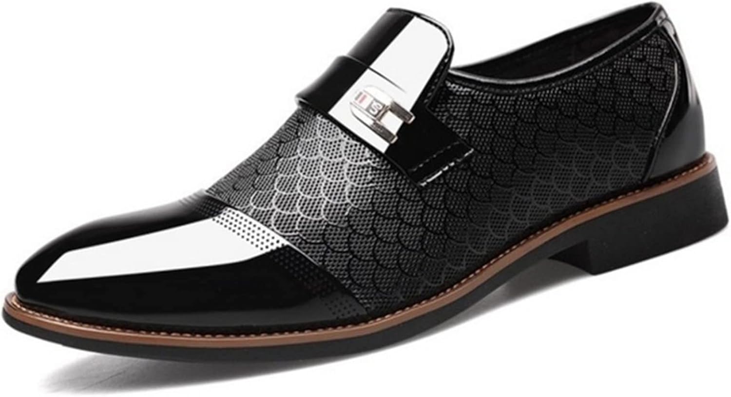 

Мужские классические оксфорды KYOESCAI, удобные, дышащие, с модным комбинированным дизайном, современные деловые туфли для мужчин, черный