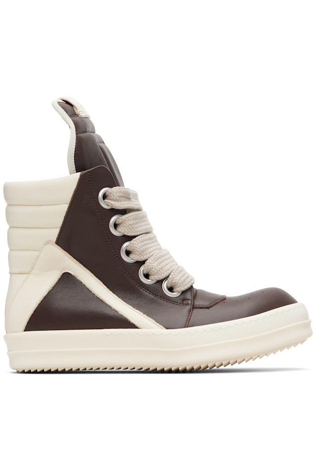 

Rick Owens Кроссовки Brown Temple Jumbolace Geobasket