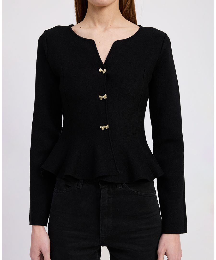 

Женский кардиган с длинными рукавами Idah En Saison, Black