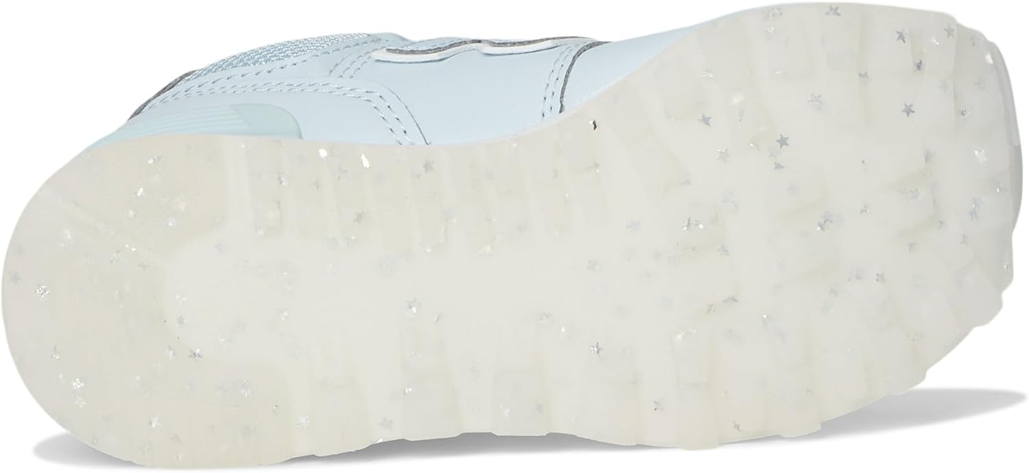 Кроссовки New Balance Kids' 574 V1 на шнуровке, Frosted Glass/Silver Metalic — фото 3