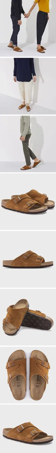 Мужские шлёпанцы Birkenstock Zurich VL Mink Narrow — фото 3