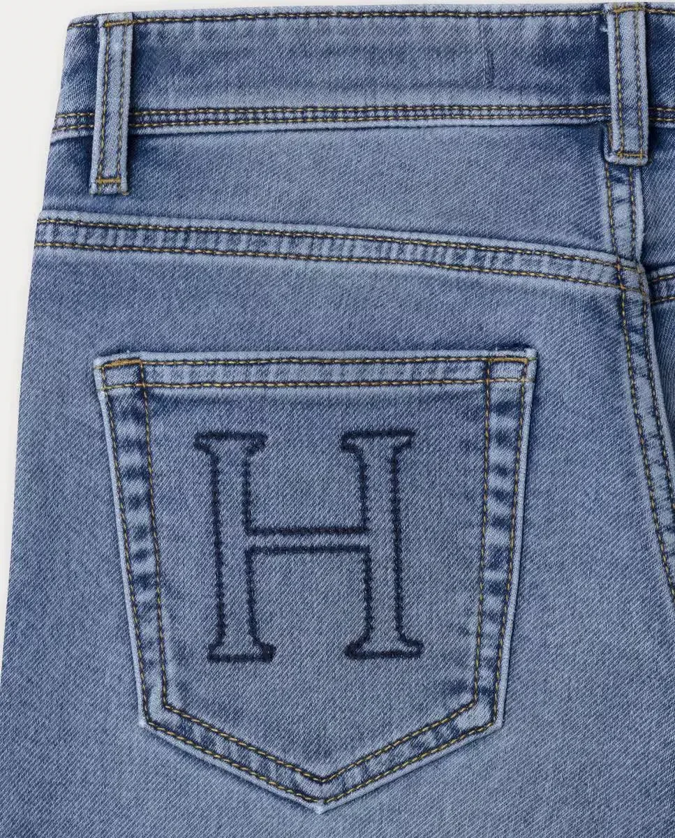 Джинсы Regular Fit Light для мальчика Hackett, синий — фото 4