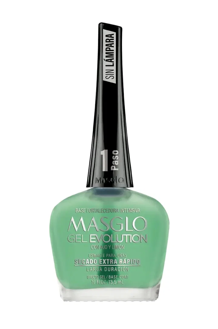 Укрепляющее базовое покрытие для ногтей Masglo Evolution Gel с чесноком и лимоном Masglo