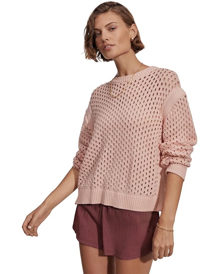 

Свитер Varley Hains Knit Crew, цвет Rose Smoke