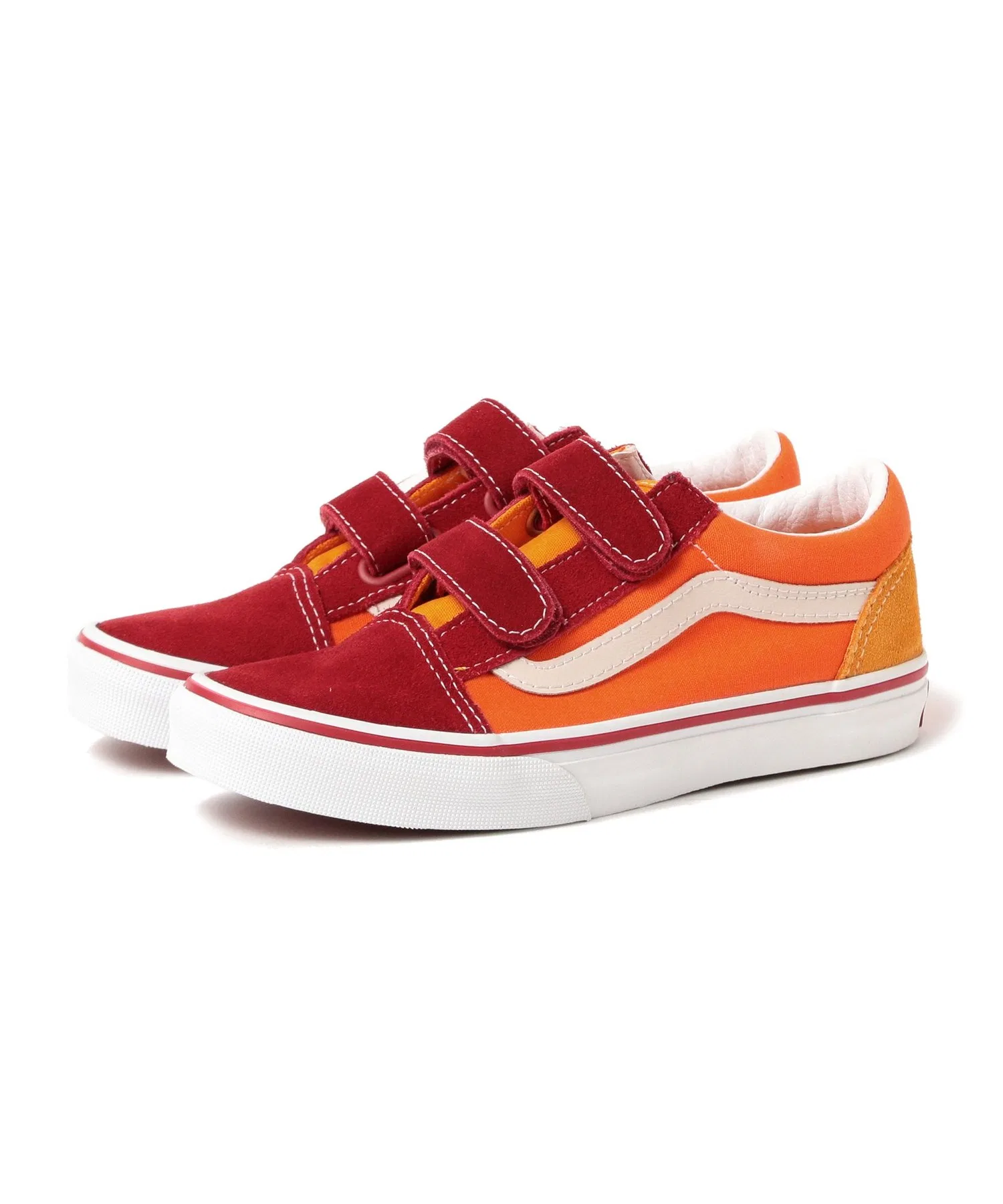 Детские кроссовки VANS Old Skool для детей оранжевые — фото 3