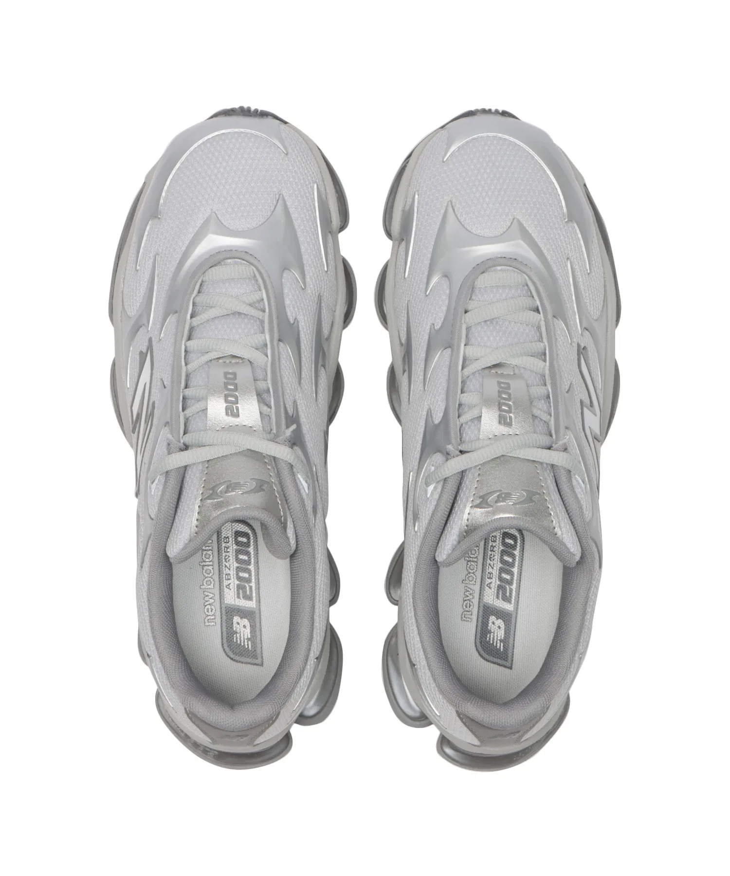 Унисекс кроссовки New Balance 2000 U20005UW серебряные — фото 4
