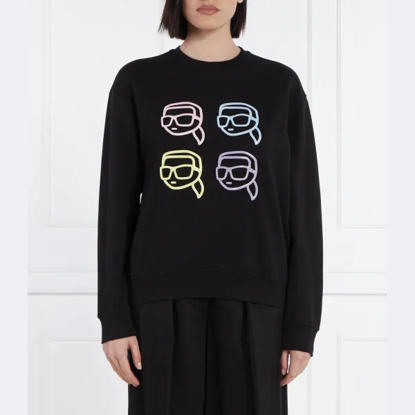 

Толстовка оверсайз Ikonik 2.0 Karl Lagerfeld, черный