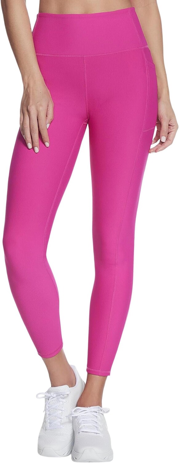 

Брюки SKECHERS GO WALK RIBBED HIGH WAIST LEGGING, розовый